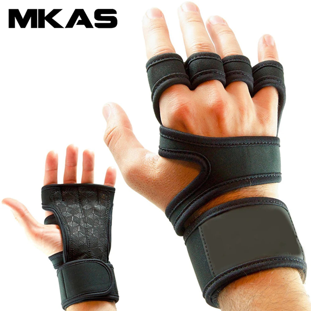 New 1 Pair Weight Lifting Training Gloves for Women Men