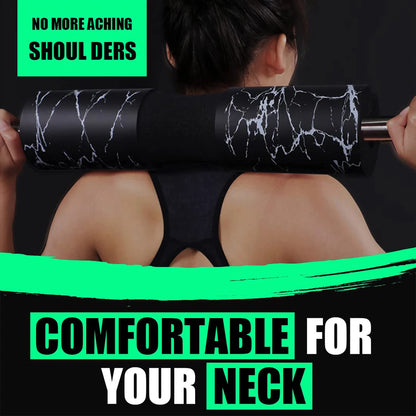 Barbell Pad Squat Pad Protective Shoulder and Neck for Squats and Lunges Hip Thrusts with Olympic and Standard Bars for Weightlifting Exercises